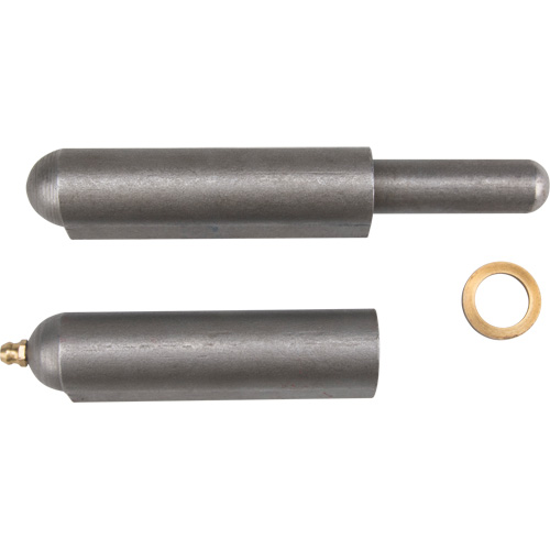 Weld-On Hinge, 0.906" Dia. x 7.874" L, Mild Steel w/Fixed Steel Pin Cantin et fils