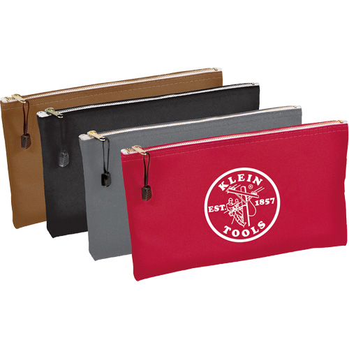 4-Pack Zipper Tool Pouches, Tool Holder, Canvas, 1 Pockets Cantin et fils