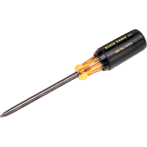 Square Recess Screwdriver, #2 Tip, Round, 8-1/4" L, Cushion Grip Handle Cantin et fils
