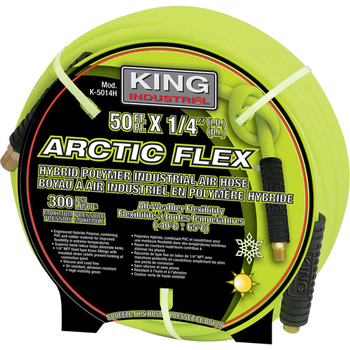 50' Hybrid Polymer Industrial Air Hose Cantin et fils