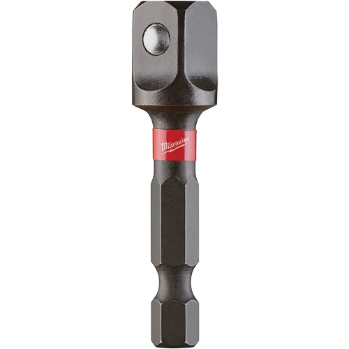 Shockwave Impact Driver Socket Adapters, 1/4" Drive Size, 3/8" Male Size, Ball, 1-7/8" L Cantin et fils