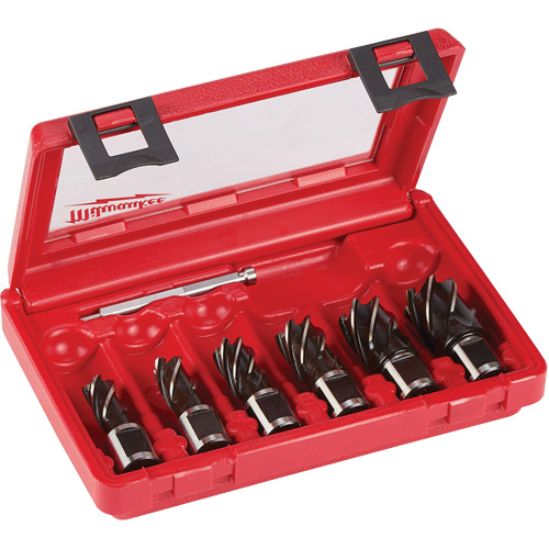 Annular Cutter Drill Bit Set, 6 Pieces, High Speed Steel Cantin et fils