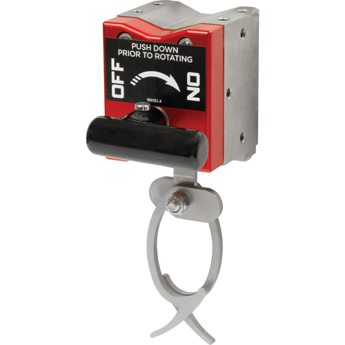 On/Off Magnetic Hanging Hooks, 7-5/8" Length, 2-1/2" Diameter, 110 lbs. Capacity Cantin et fils