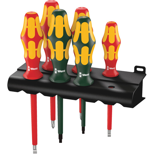 Jeu de tournevis isol&eacute;s 160 i / 168 i /6 VDE, 1000 V, 6 M Cantin et fils