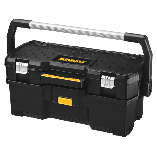 Tote with Power Tool Case, 12-13/16" W x 24 D x 11-3/16" H, Black Cantin et fils