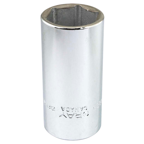 Douille, 28 mm, Prise 1/2", 6 pans Cantin et fils