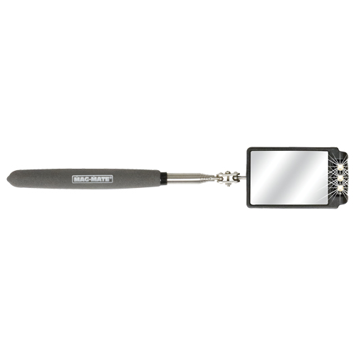 Miroir d'inspection, Rectangulaire, 2-3/4" lo x 1-7/8" la, T&eacute;lescopique Cantin et fils