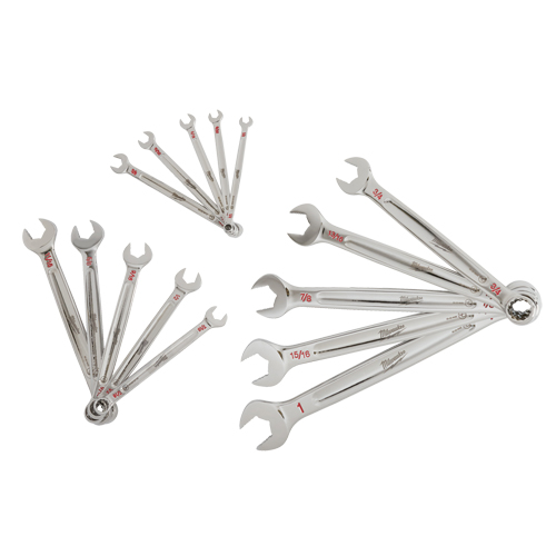 Wrench Set, Combination, 15 Pieces, Imperial Cantin et fils