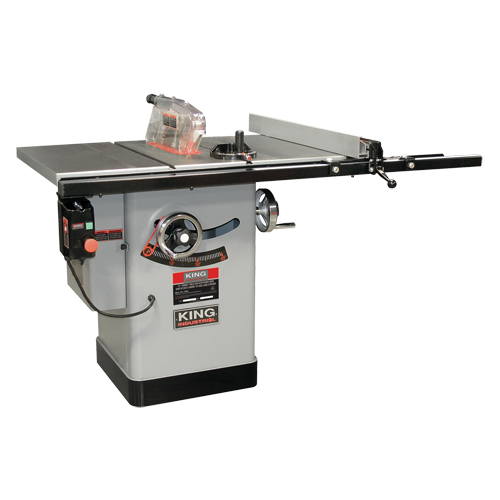 Cabinet Table Saw with Riving Knife, 230 V, 9.6 A, 3850 RPM Cantin et fils