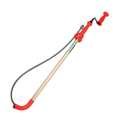 Toilet Auger, Manual, Bulb, 6' Cable Length, 1/2" Cable Diameter Cantin et fils