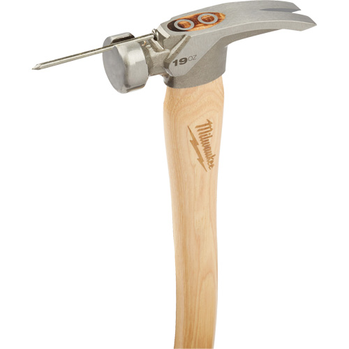 Smooth Face Framing Hammer, 19 oz., Wood Handle, 16" L Cantin et fils