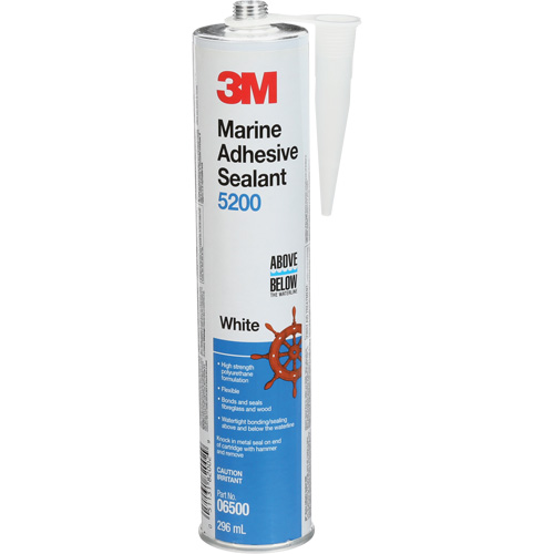 Marine Adhesive Sealant 5200, 378 ml, White Cantin et fils
