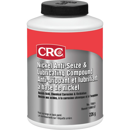 Nickel Anti-Seize Lubricating Compound, 226 g, 425°F (218°C) Max. Effective Temperature Cantin et fils