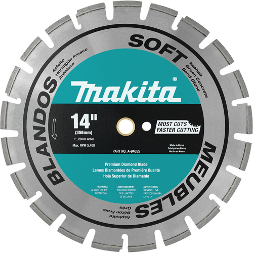 Soft Material Segmented Diamond Blade Cantin et fils