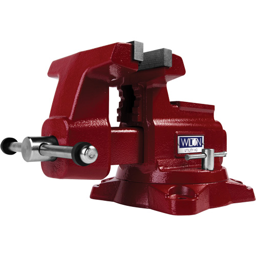Utility HD Bench Vise, 6-1/2" Jaw Width, 4-1/4" Throat Depth Cantin et fils