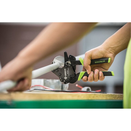Cisaille &agrave; PVC &agrave; rochet ouverture rapide, Capacit&eacute; de 1-5/8" Cantin et fils
