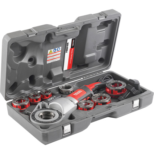 Syst&egrave;me de filetage motoris&eacute; manuel, 36 tr/min, Filetage de la tige 1/8" - 2" Cantin et fils