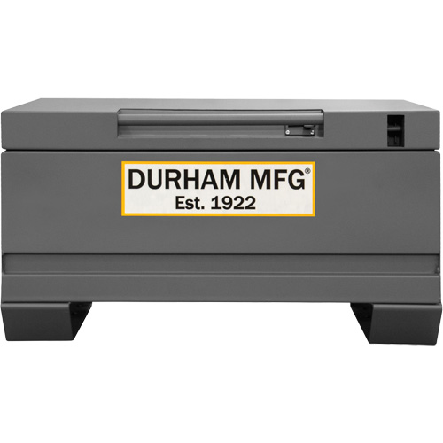 Jobsite Storage Box, 32" x 19" x 17-13/16", Steel, Grey Cantin et fils