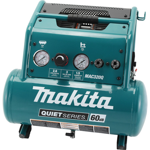 Compresseur d'air s&eacute;rie Quiet, &eacute;lectrique, 3 gal. (3,6 gal. US), 135 PSI, 120/1 V Cantin et fils