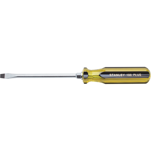 Tournevis pour &eacute;crous &agrave; fente 100 PLUS, Tige de 5/16", Ronde, 11" lo, Prise en Plastique Cantin et fils