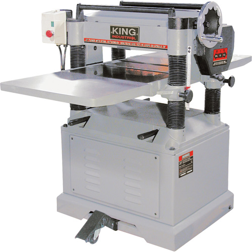Planer with Spiral Cutterhead, 56-1/2" W x 40" L x 42" H, 5000 RPM No Load Speed Cantin et fils