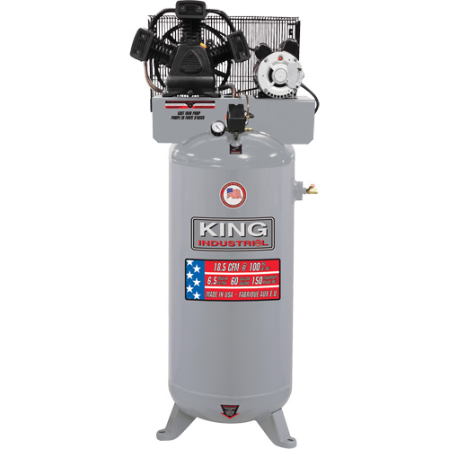 High Output Air Compressor, 50 Gal. (60 US Gal) Cantin et fils