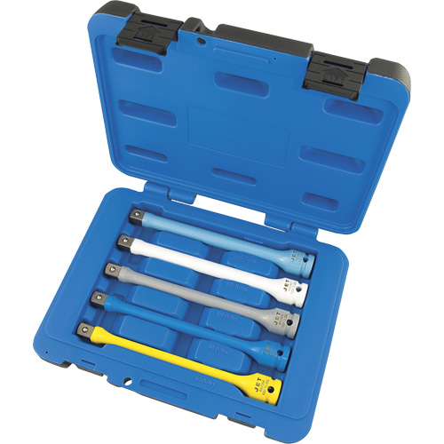 JTLE-5S Jeu de rallonges limiteurs de couple pour cl&eacute; &agrave; chocs, Prise 1/2", Couple de 65 lb-pi/80 lb-pi/100 lb-pi/120 lb-pi/140 lb-pi, Multiple Cantin et fils