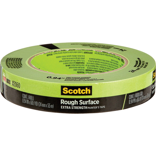 Scotch&reg; Rough Surface Painter's Tape 2060, 24 mm (1") x 55 m (180'), Green Cantin et fils