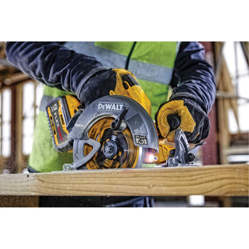 Ensemble de scie circulaire sans balai Flexvolt Max avec frein &eacute;lectrique, 7-1/4", 60 V Cantin et fils
