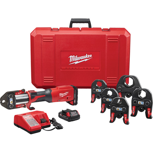 Ensemble d'outil de sertissage M18 Force Logic avec One-Key et m&acirc;choires CTS, 1/2" - 2", Motoris&eacute; Cantin et fils