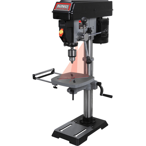 Perceuse &agrave; colonne &agrave; vitesse variable, 12", Mandrin 5/8", 3200 tr/min Cantin et fils