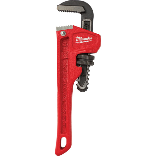 Pipe Wrench, 3/4" Jaw Capacity, 6" Long, Powder Coated Finish Cantin et fils