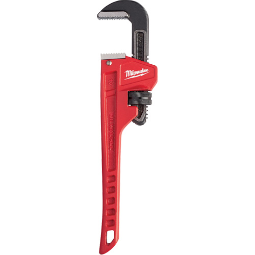 Pipe Wrench, 1-1/2" Jaw Capacity, 10" Long, Powder Coated Finish, Ergonomic Handle Cantin et fils