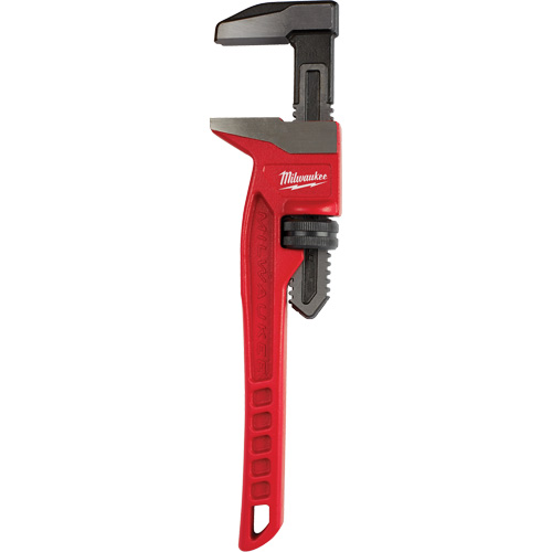 Smooth Jaw Pipe Wrench, 2-5/8" Jaw Capacity, 12" Long, Powder Coated Finish, Ergonomic Handle Cantin et fils