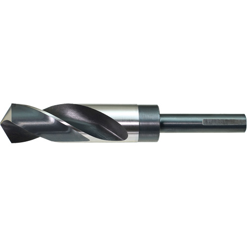 DRILLCO 3-Flat S&D Reduced Shank Drill Bit, 9/16", High Speed Steel, 3" Flute, 118° Point Cantin et fils