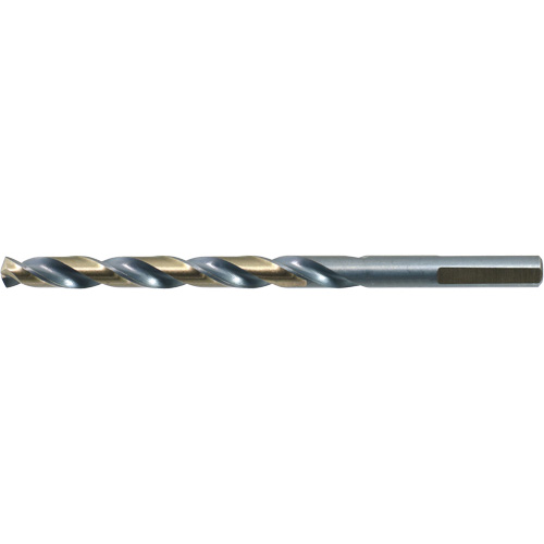 Foret &agrave; queue r&eacute;duite et &agrave; 3 m&eacute;plats courte &agrave; tige DRILLCO, Acier rapide, 1/16", 1-7/8" lo, 7/8" Cannelure, 140° Angle Cantin et fils