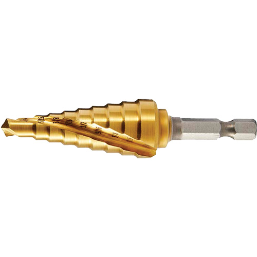 Foret &eacute;tag&eacute; no 3 DRILLCO, 3/16" - 7/8", Incr&eacute;ments de 1/16" Cantin et fils