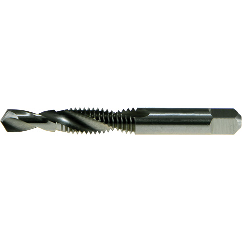 Taraud et foret combin&eacute; DRILLCO, 1/4-28, Acier rapide Cantin et fils