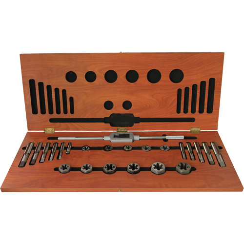 Jeu de tarauds et fili&egrave;res hexagonales DRILLCO, 18 Morcea Cantin et fils