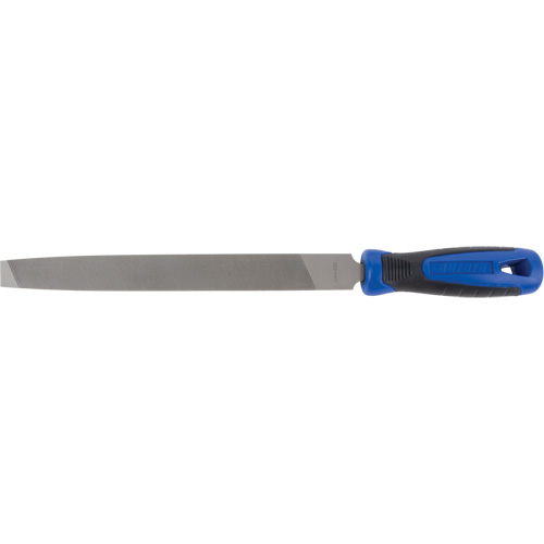 Mill File With Handle, Flat, 6", Bastard Cantin et fils