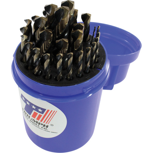 Triumph&reg; Drill Bit Set, 115 Pieces, High Speed Steel Cantin et fils
