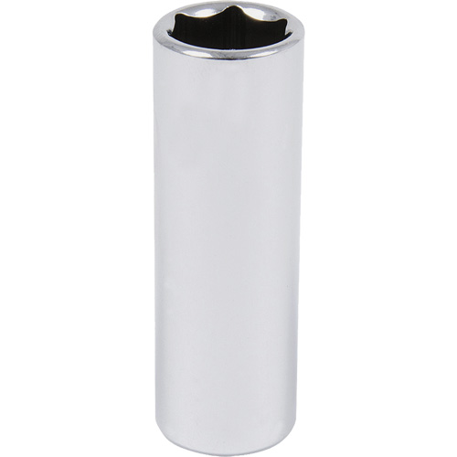Chrome Socket, 1-1/8", 1/2" Drive, 6 Points, Deep Cantin et fils
