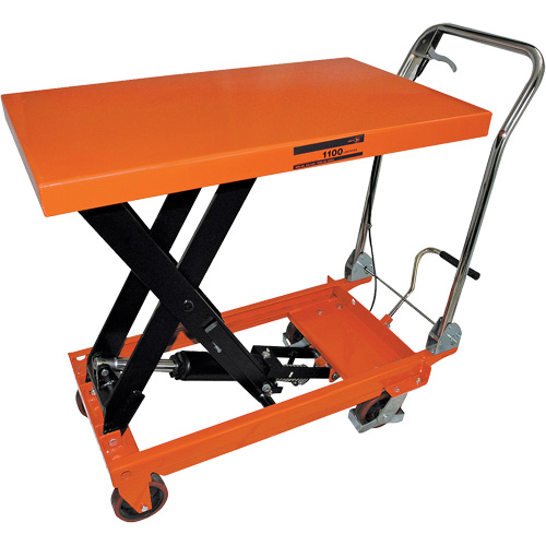 SLC-1100 Chariot avec table de levage hydraulique &agrave; ciseaux s&eacute;rie SLC, 39" lo x 21" la, Cap. 1100 lb Cantin et fils