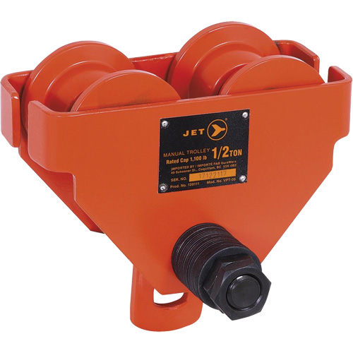 VPT-05 Manual Trolley - VBT Series, 1100 lbs. (0.5 tons) Cantin et fils