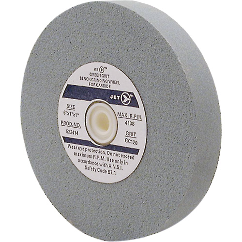 GC675M Bench Grinding Wheels, 6" x 3/4", 1" Arbor, Silicon Carbide Cantin et fils