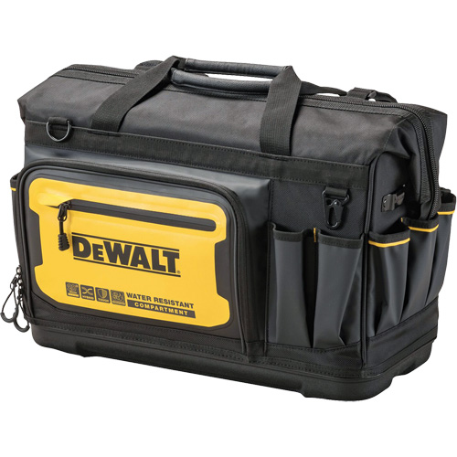 Sac &agrave; outils &agrave; bouche ouverte PRO 20", 33 pochettes, Noir/Jaune Cantin et fils