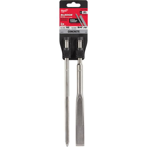 SDS PLUS Sledge Bull Point & Flat Chisel Set Cantin et fils