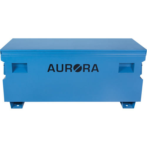 Coffre &agrave; outils de chantier, 60" x 24" x 27-1/2", Acier, Bleu Cantin et fils