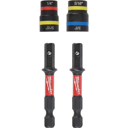 Jeu de tourne-&eacute;crous 2-en-1 Shockwave Impact Duty Quik-Clear, 5/16"/1/4"/3/8" prise, 2-1/2" lo, Magn&eacute;tique Cantin et fils