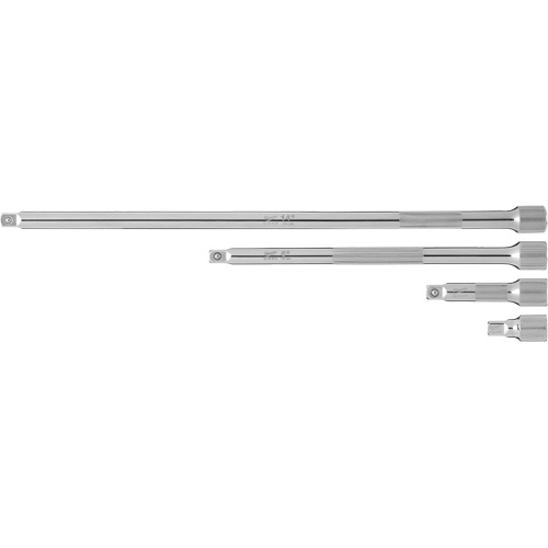 Jeu de rallonges prise, Prise de 3/8", Fini Chrome, 4 M Cantin et fils